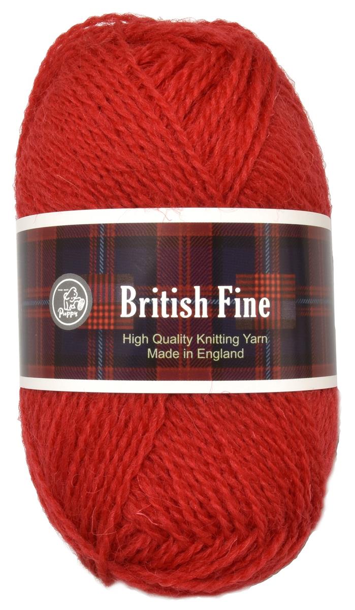 パピー ブリティッシュファイン 毛糸 中細 6 オレンジ 系 25g 約116m 10000149