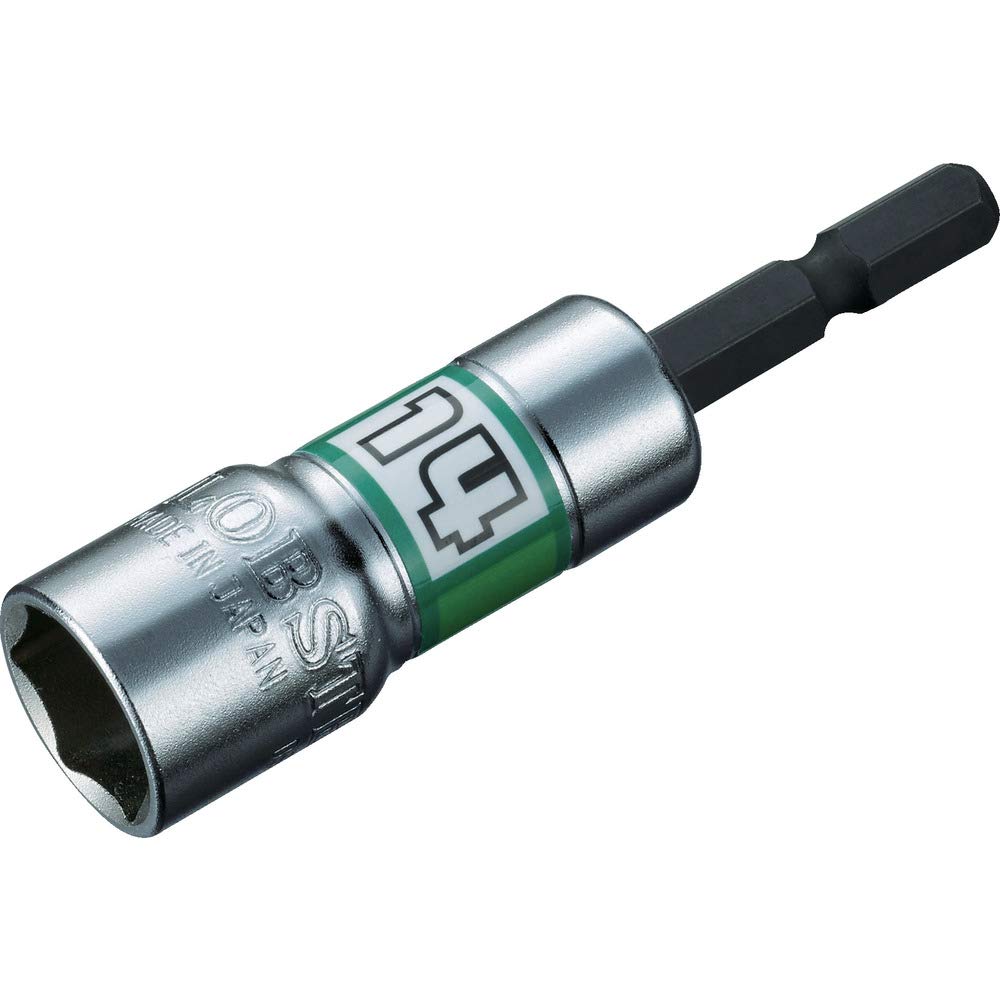 ロブテックス 電ドルソケット ”ストロック” ショートタイプ 14mm 6角 DS14SS 対辺寸法(mm):14