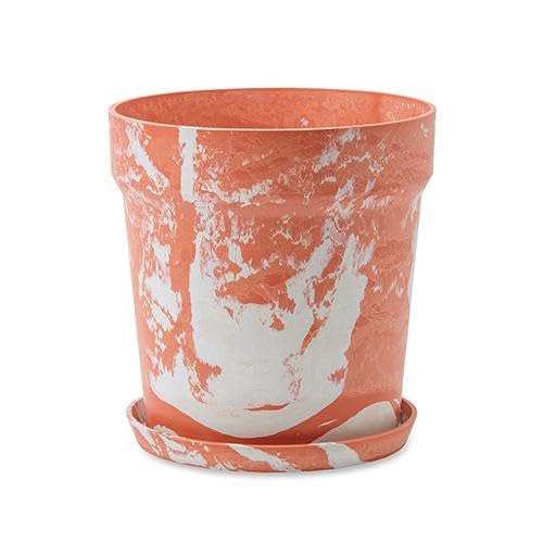 ポッシュリビング 植木鉢 アーバンプランツポット 約φ32.5×H34cm キャロット/ミルク 81150