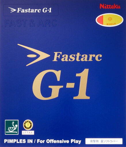 ニッタク(Nittaku) 卓球 ラバー ファスタークG-1 裏ソフト テンション レッド 中 NR8702 ニッタク(Nittaku) 卓球 ラバー ファスタークG-1 裏ソフト テンション レッド 中 NR8702