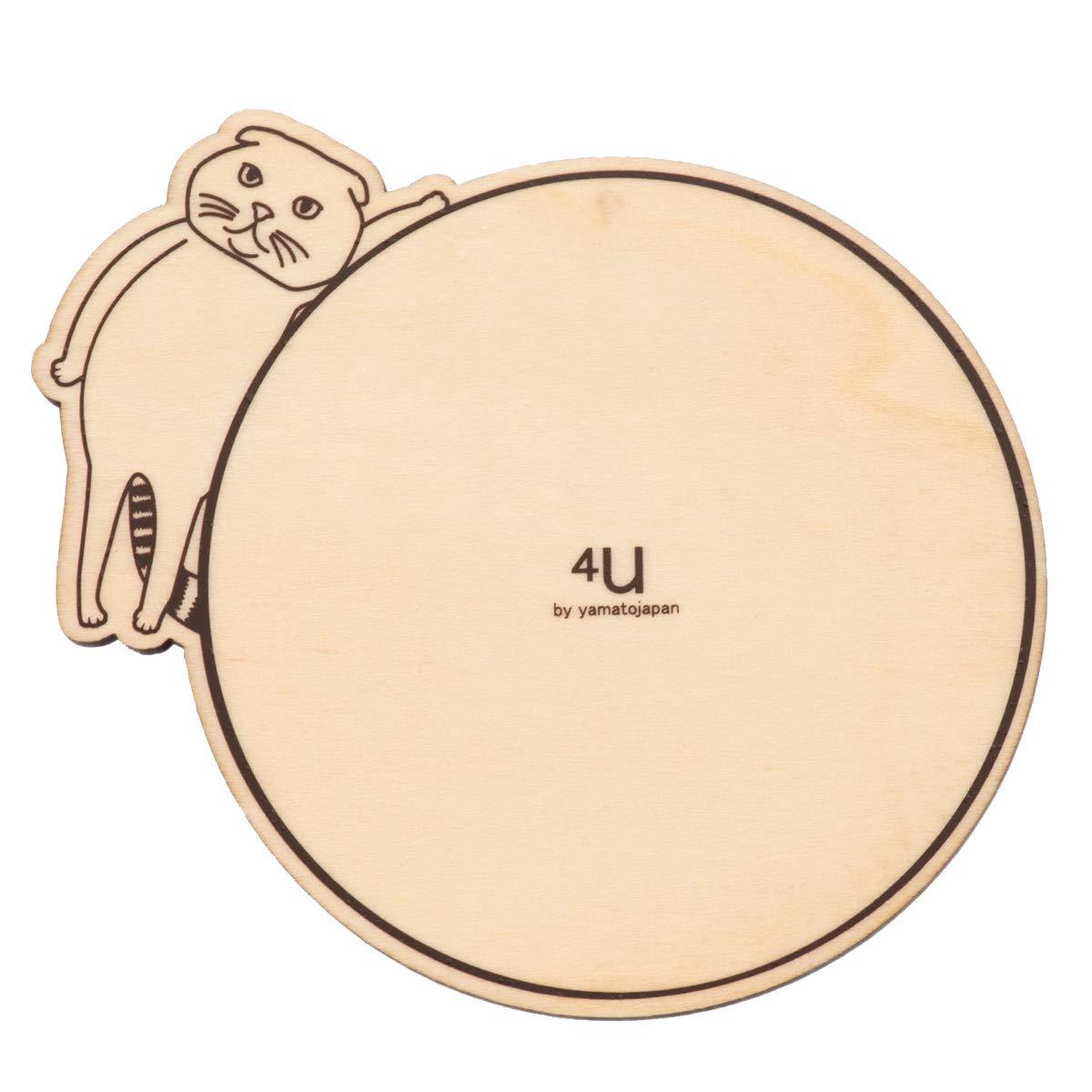ヤマト工芸 4U coaster スコティッシュフォールド CAT YK17-101