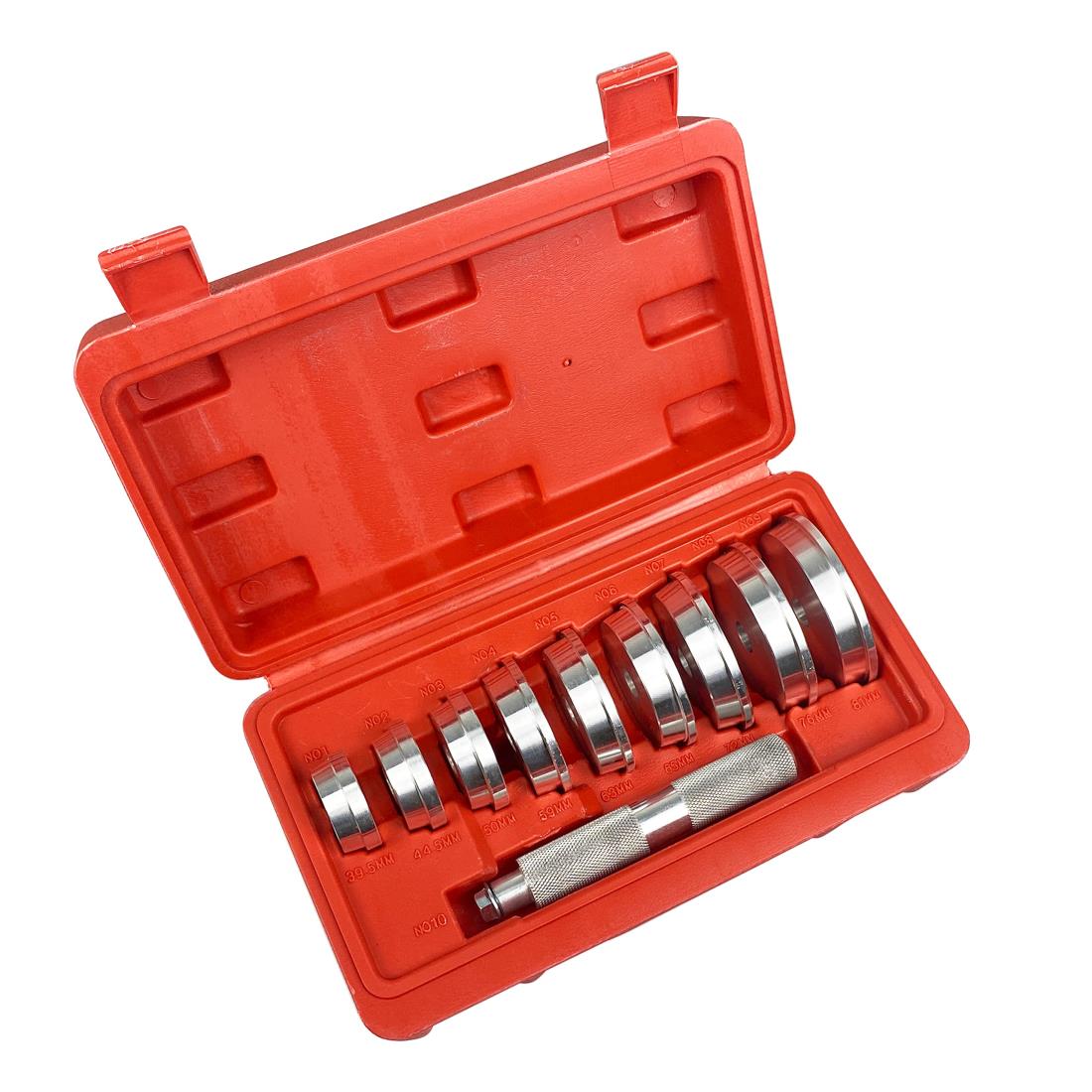 HFS(R) ベアリングレース 圧入 10点セット 39.5-81mm アルミ製 自動車用ホイールベアリング用 シールセ..