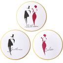 HIGHAWKサインプレート トイレ お手洗い ドアプレート 標識プレート 両面テープ 標識案内 案内 ウォールステッカー 男 女 セット(印刷3枚・15cm)