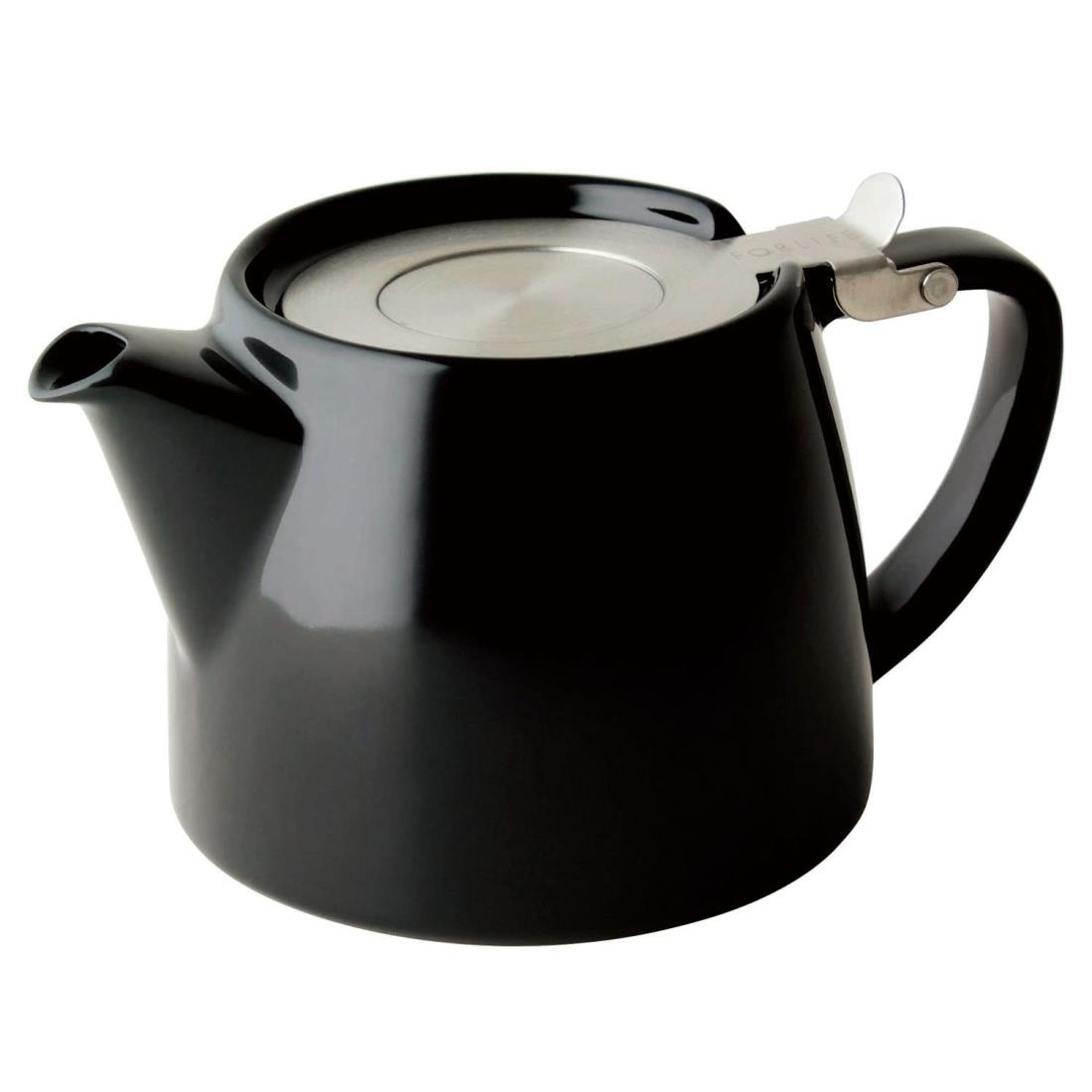 フォーライフ(FOR LIFE) ティーポット 陶器 530ml 3杯用 茶こし付き 食洗機対応 蓋