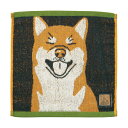 丸眞 ハンカチ wonderful peace(ワンダフルピース) ラブアイズ_柴犬 犬 猫 かわいい 抗菌 防臭 綿100% 0765001400