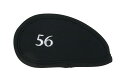 ダイヤゴルフ(DAIYA GOLF) アイアンカバー411 バラ売りモデル 黒 56 HC-411