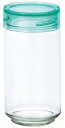 アデリア(ADERIA) CCボトル 1000ml グリーン 化粧箱入 日本製 保存容器 ガラス キャニスター 密閉容器 調味料入 瓶 密閉 コーヒー豆 M6634(3)