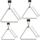 【安心の日本製】 キクタニ トライアングル 15cm・18cm・21cm・24cm 打棒・吊り皮付き T-15/18/21/24 【4個セット】