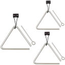 【安心の日本製】 キクタニ トライアングル 15cm・18cm・21cm 打棒・吊り皮付き T-15/18/21 【3個セット】