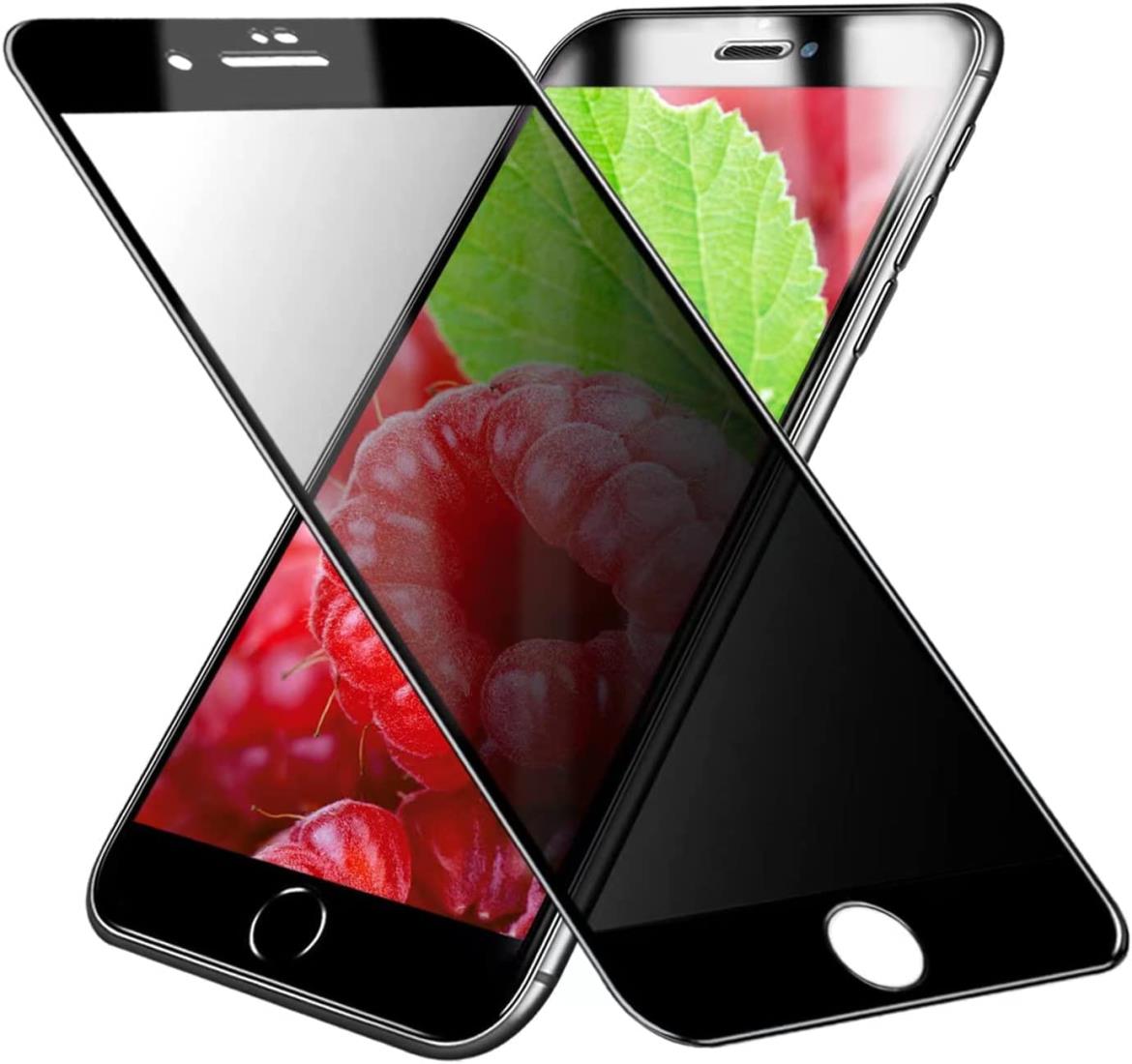 iphoneSE3 ガラスフィルム 覗き見防止 iphoneSE2 フィルム のぞき見防止 あいふぉんSE2 ガラス のぞき見 アイフォンSE/SE2/SE3 保護フィルム 横見防止【180°プライバシー保護/全面保護/気泡ゼロ/1枚セット/4.7インチ】
