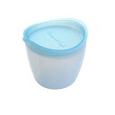 D&S シリコンボウル 500ml ふた付き 食洗機対応 下ごしらえ 保存 電子レンジ オーブン対応 冷凍 冷蔵 目盛り 注ぎ口付き スタッキング可能 調味料ボウル 製菓 目盛り付きボウル 保存容器 DS4532(3)