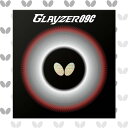 バタフライ(Butterfly) 卓球 日本製 ラバー グレイザー09C 裏ソフト 粘着性ハイテンション レッド(006) 特厚 06110(4)