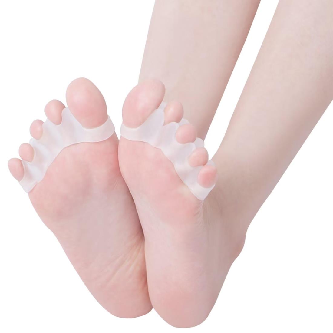 足指をまもる 足指 広げる パカッと広げる 足の指を広げるグッズ 簡単着脱 水洗い可能 左右兼用