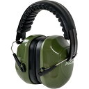 ProCase 大人用 防音イヤーマフ、遮音 調整可能なヘッドバンド付き 耳カバー 耳あて 聴覚保護ヘッドフォン、ノイズ減少率:NRR 28dB - モスグリーン