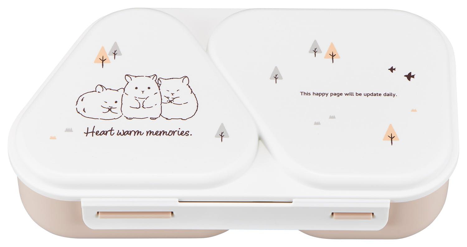 OSK 弁当箱 おにぎり ランチケース 465ml ハムスター HM 日本製 電子レンジ 対応 LS-15
