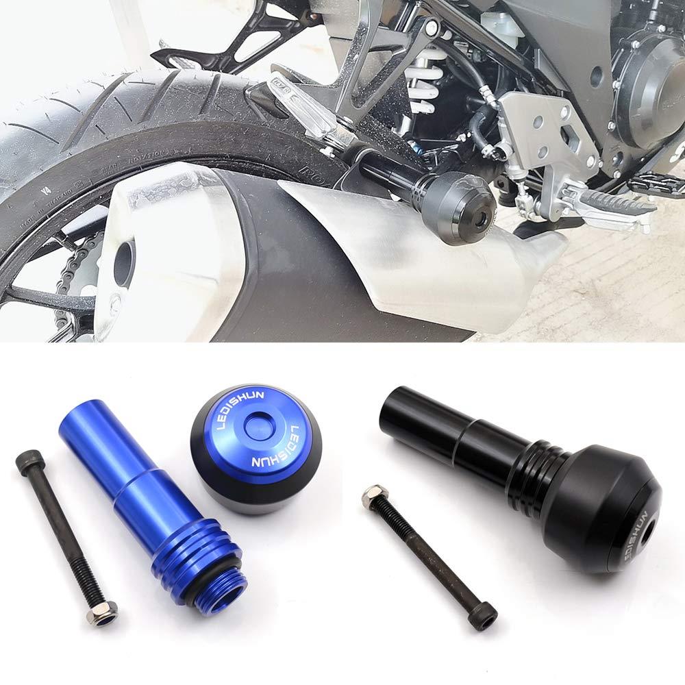Suzuki スズキ GSX250R DL250 GW250 V-Strom250 HAYABUSA GSXR1300 に適用 アルミ マフラースライダー エキゾーストパイプスライダー (レッド)