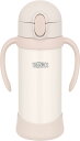 サーモス(THERMOS) まほうびんのベビーストローマグ FJL-350 ベージュ (BE) 350ml 水筒 子供 ステンレス製魔法びん構造 スペアストローセット付き 扱いやすいワンタッチオープン 水滴飛び散り防止機能搭載 4562344388603