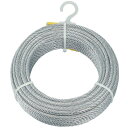 TRUSCO(トラスコ) メッキ付ワイヤロープ Φ8mm×30m CWM-8S30