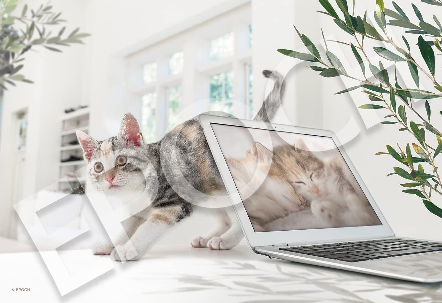 エポック社 300ピース ジグソーパズル いきもの/ペット ねこ テレワークはおわりだにゃ (26×38cm) 26-3..