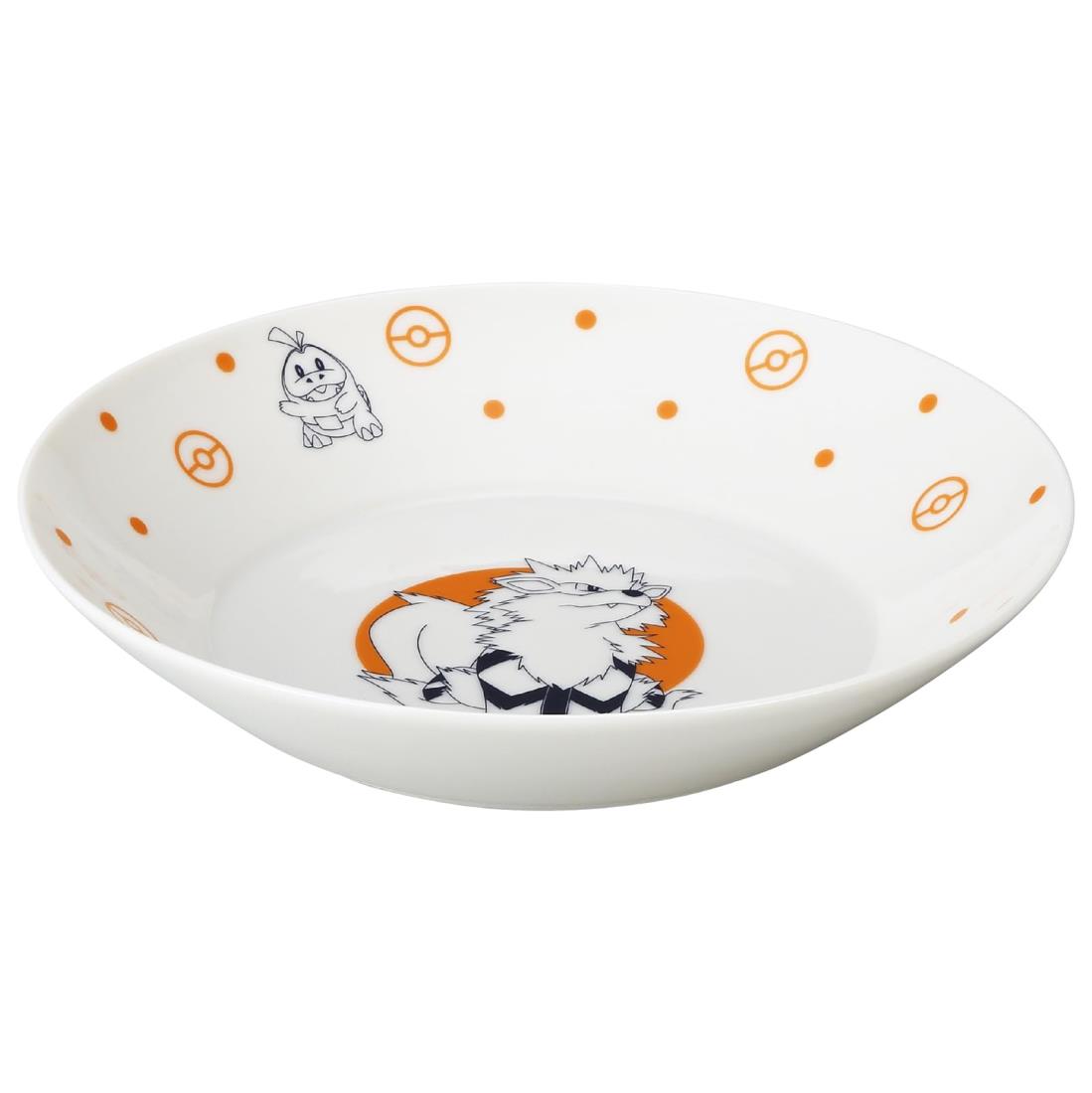 Pokémon ポケットモンスター タイプシリーズ 22パスタプレート (ほのお) 径22cmx高さ4cm カレー皿 スープ皿 深皿立 日本製 山加商店 PM263-355