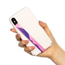 【ハイループ フォンストラップ Highloop】スマホケース ハンドストラップ フィンガーストラップ 落下防止 ワイヤレス充電対応 phonestrap (original) (30.サハラピンク)