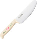 ヤクセル 包丁屋さんの 子供向け 包丁 日本製 食洗器対応 抗菌 22cm おままごと お菓子作り プレゼント ギフト いちごとおはな ベージュ 33078