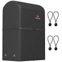 Rosefray タイヤラックカバー 420D 厚手 防水 屋外 8本 収納 防水 保管カバー 収納袋付き 130×88×175cm ブラック