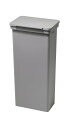 ライクイット(like-it)フタ付きゴミ箱 屋外でも使えるダストボックス ワイド LBD-106 グレー 容量約52L 分別 玄関 屋外OK 紫外線や雨に強い