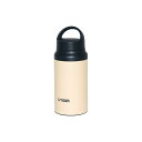【WEB限定】タイガー魔法瓶(TIGER) タイガー 水筒 400ml ハンドル付き 軽量 ステンレスボトル アウトドア ベージュ MCZ-N040C