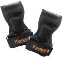 Hiseason パワーグリップ 筋トレ 懸垂 ラバー 握力補助 滑り止め改良強化 耐摩耗 ぱわーぐりっぷ 強度600kg 男女兼用 左右セット 黒