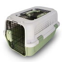 BOIONi 猫 キャリーバッグ 中型犬 航空輸送ボックス ペットキャリー 輸送キャットドッグケー 取っ手付き 航空輸送委託販売用スーツケース IATA安全基準...