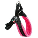 Tre Ponti (トレポンティ)Fibbia adjustable type SOFT MESH フィッビア ソフトメッシュ 調節可能 クッション性 通気性あり ハーネス 犬用 (LTP123) (2.5号, ピンク)(4)