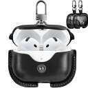 AIYYXX Airpods4 ケース 第4世代 (2024) airpods4 ケース 革 高級本革 PUレザー 全面保護 装着充電可能 LEDライト可視 ワ...