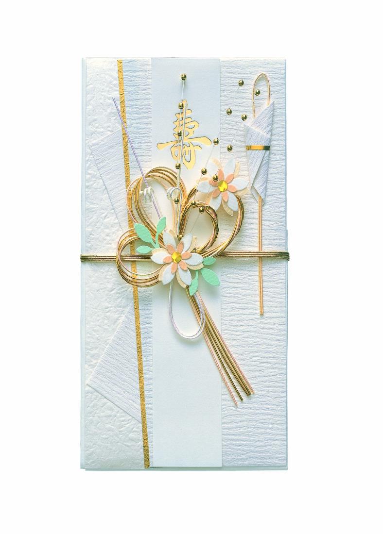 マルアイ 祝儀袋 結婚式 デザイン ユニバーサルデザイン Twinkle ホワイト 1枚 キ-606W