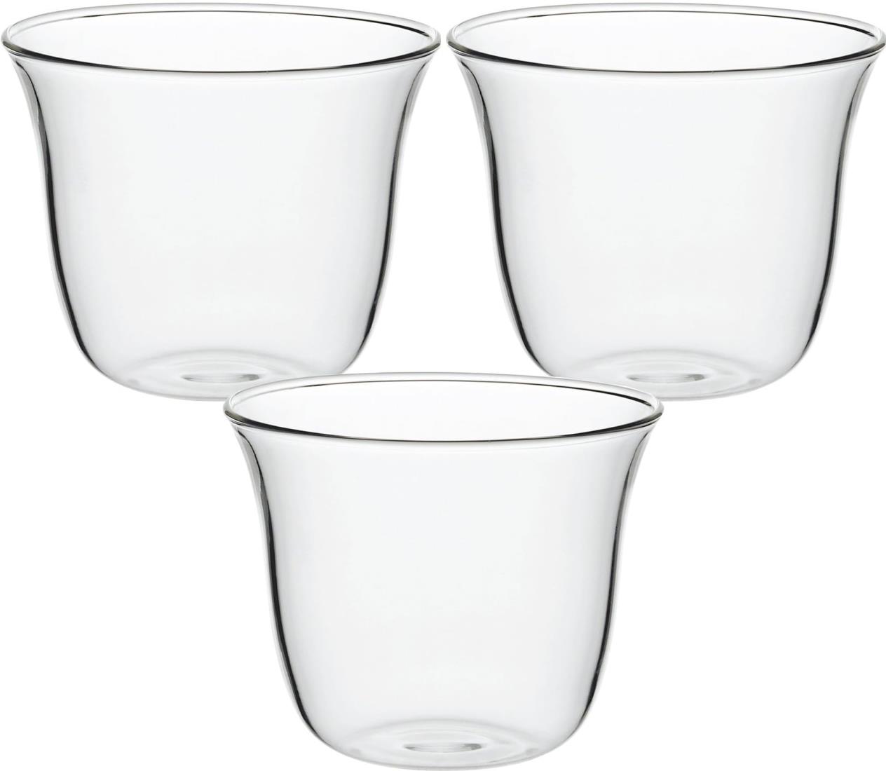iwaki(イワキ) 耐熱ガラス スイーツカップ パフェ 240ml KBT944 3個セット