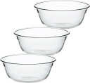 iwaki(イワキ) 耐熱ガラス スイーツカップ フルーツ 300ml KBT945 3個セット