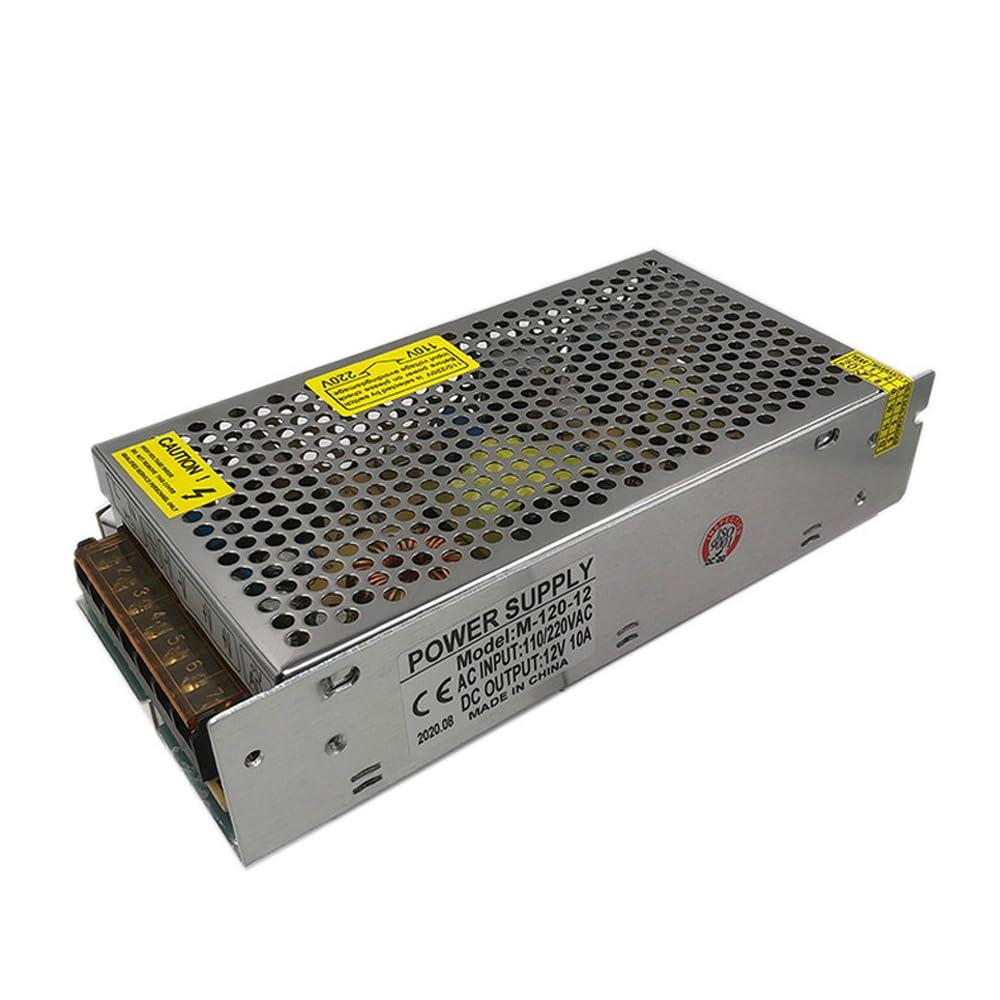 IDVAN スイッチング電源 直流安定化電源12V/10A/120W 過負荷電圧遮断 大容量電源 安全保護 回路 装置 (..