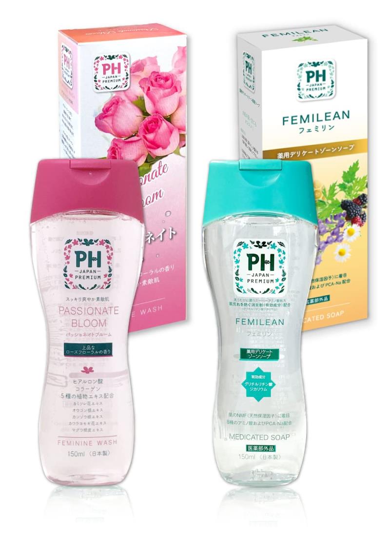 デリケートゾーン専用ソープ PH-JAPAN-PREMIUM フェミニンウォッシュ (150ミリリットル(PHX1薬用X1), パッショネイトブルーム)