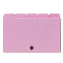 コレクト 見出しカード ピンク 5×3 5ツ山 C-530-PI