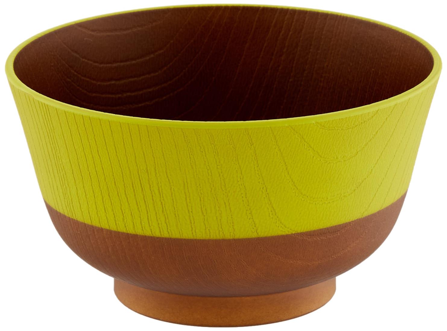 カノー 日本伝統色 羽反塗分 汁椀 若葉色 73720