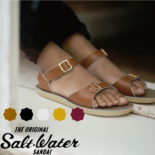 ソルトウォーター │ surfer ベビー キッズ サンダル SALT WATER SANDALS サーファー（17cm/19cm/21cm/22cm） 赤ちゃん キッズ ベビー レザー 本革 海 プール 夏 水遊び アメリカ ウォッシャブル