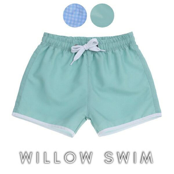 楽天ベビー＆キッズ Cheermomチアマム【6/1限定★確率1/2 Max100％Pバック】ウィロースイム 水着 WILLOW SWIM 【ボトムのみ】Sea-foam Harrison ハリソン スイムウェア 上下別 セパレート ベビー 長袖 ラッシュガード 赤ちゃん キッズ ジュニア 子供用 U