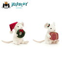 ジェリーキャット ぬいぐるみ ジェリーキャット Merry Mouse Present / Wreath クリスマス ぬいぐるみ ファーストトイ ギフト JELLYCAT 【日本正規品】 赤ちゃん ベビー 誕生日プレゼント プレゼント 出産祝い ギフト 男の子 女の子 jellycat MER3P MER3W