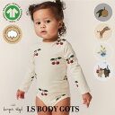 Konges Sloejd コンゲススロイド ロンパース 肌着 長袖 かぶり かぶせ ボディースーツ スナップボタン オーガニックコットン 綿 かわいい おしゃ...