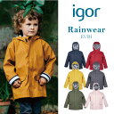 イゴール【日本正規品】 レインコート レインウェア キッズ 子供 雨具 合羽 男の子 女の子 igor Rainwear EURI 90cm 100cm 110cm 120cm 130cm 2歳 4歳 6歳 8歳