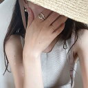 ピンクゴールド 指輪 【Accessory】アクセサリー etrois -silver925 デザインクロスリング- 13号 レディース シルバー silver925 ゴールド ピンクゴールド シルバー 春 夏 秋 冬 韓国アクセ 流行 プチプラ 高見え かわいい おしゃれ 韓国ファッション オルチャンファッション