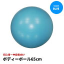 【65cmサイズ】ボディボール ブルー [ ヨガボール ダイエット エクササイズ ヨガ ダイエット器具 体幹トレーニング フィットネス ピラティス ボール ストレッチボール トレーニングボール バランス 高齢者 運動 トレーニング リハビリ ]