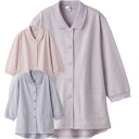 乾燥機対応 服 シニアファッション レディース カーディガン 春夏 【 7分袖斜め釦ホールポロカーディ A18 】 プレゼント ギフト シニア レディース 祖母 おばあちゃん 50代 60代 70代 80代 90代