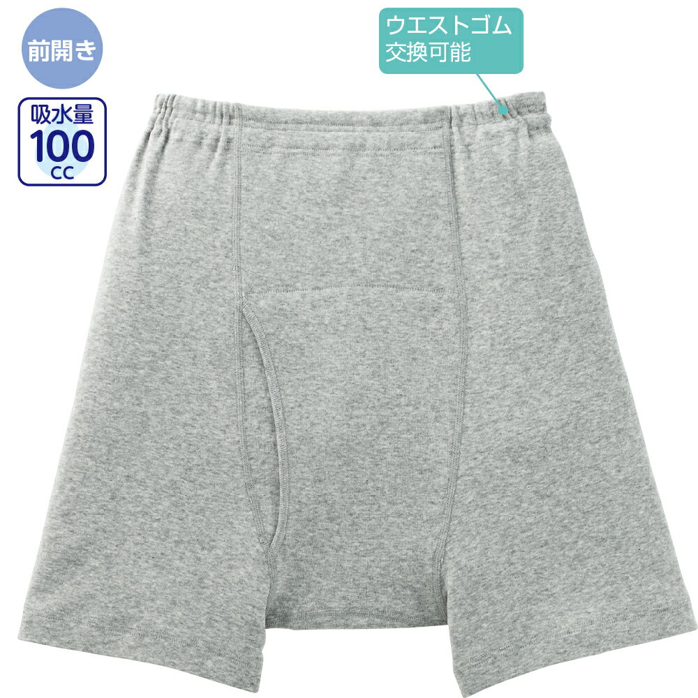 尿漏れパンツ 男性用 申又 オールシーズン 全1色 M-LL 【 安心快適申又 K20 】 おじいちゃん 誕生日プレゼント ギフト シニア メンズ 祖父 おじいちゃん 60代 70代 80代 90代