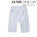 【 楽天スーパーSALE 】 20%OFF ! グンゼ GUNZE 快適工房 レディース 5分パンティ オールシーズン カームベージュ/ホワイト LL KH3066 インナー パンツ アンダーウェア 下着 ボトムス 通年 女性用 シャツ 抗菌防臭 ゆったり やわらか フライス編み 綿100％ 日本製